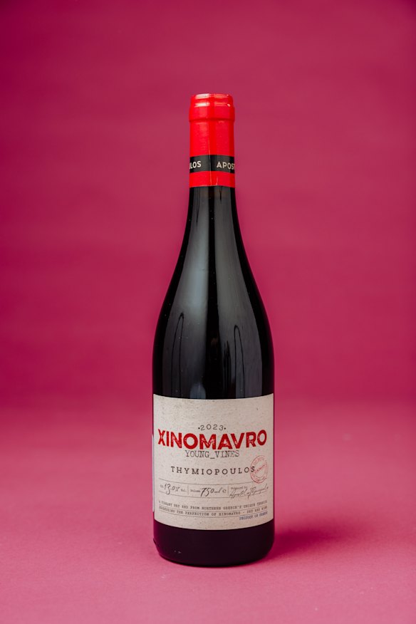 The Thymiopolous Young Vines Xinomavro is a lively red wine.