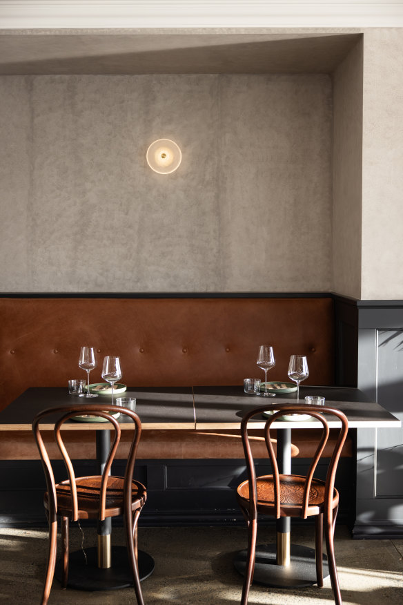 The dining room.