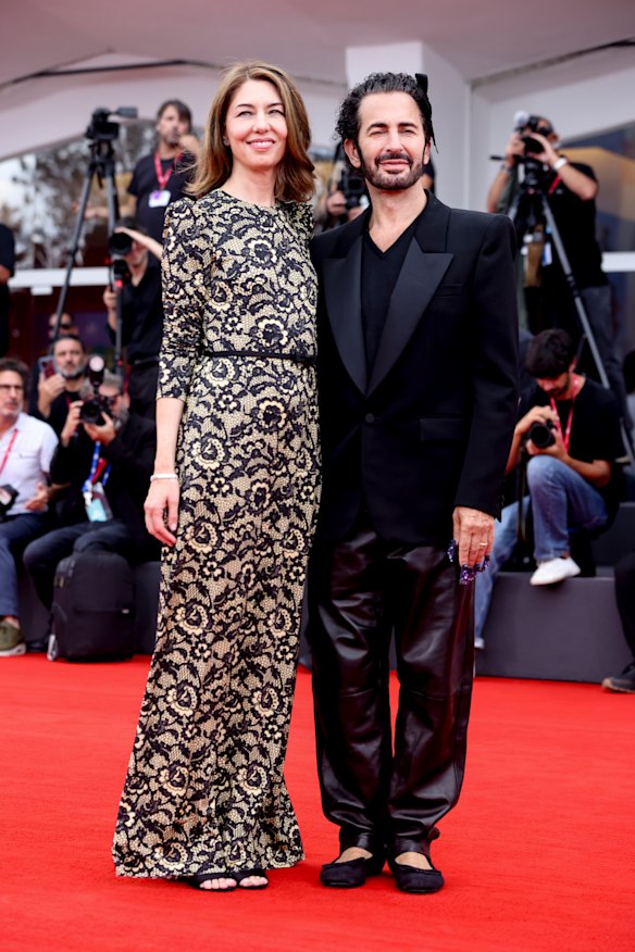 Director Sofia Coppola, whose documentary Marc by Sofia premiered at Venice, with designer Marc Jacobs.