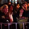Thousands braved the threatening weather to attend the Anzac Day dawn service in the heart of Brisbane’s CBD.
