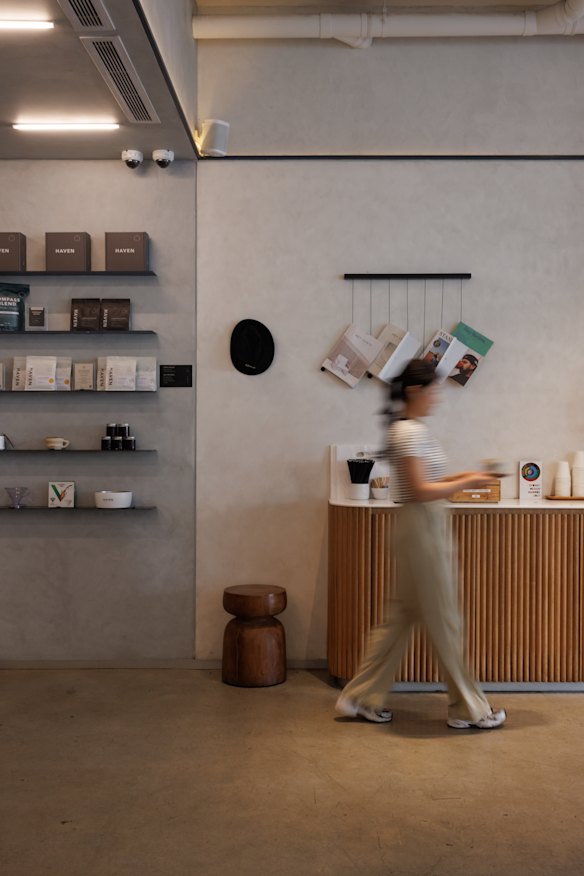 The interiors are minimalist. 