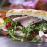 You can choose your own sandwich fillings from the deli counter.