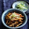 Stir-fried chicken with chilli sauce.