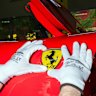 A Ferrari on the production line.