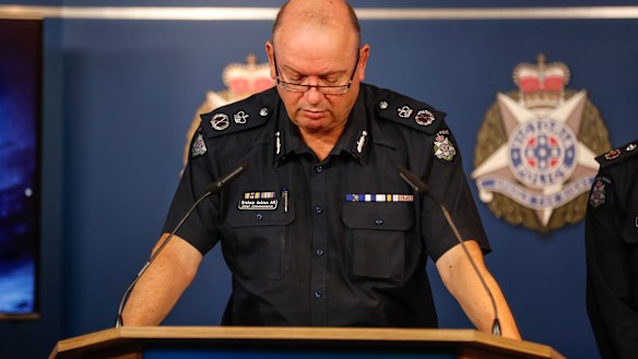 Chief Commissioner Graham Ashton addresses the resignation of disgraced Assistant Commissioner Brett Guerin.