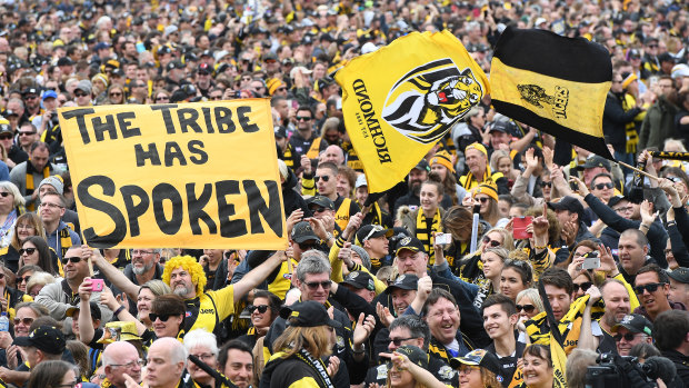 The Tiger army will be out in force for round one.