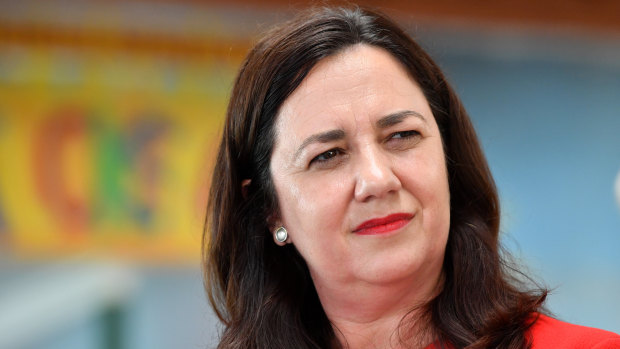 Premier Annastacia Palaszczuk has sought to link Tim Nicholls' campaign to his time as treasurer in Campbell Newman's LNP government.