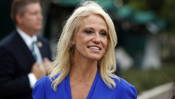 A federal watchdog says Conway violated the federal law prohibiting government officials from using their positions to influence political campaigns. 