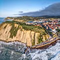 The Camino path takes walkers to pretty fishing ports such as Zumaia.