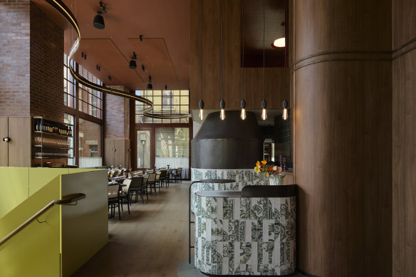 The entrance to the main dining room at Marmelo, the new restaurant from Sydney restaurant royalty, Ross and Sunny Lusted.
