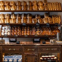 White, spelt and multigrain sourdough on display at Althea by Zin. 