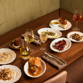 A sample of dishes.