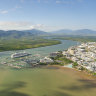 Where’s the sand? Not in Cairns. You’ll have to go a little further north.