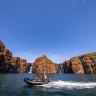 Zodiac excursion to King George Falls.