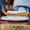 The fish sandwich at Bar Copains in Surry Hills.