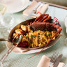 Tagliolini with lobster at Bert’s Bar & Brasserie.