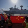 Tension as giant Chinese ‘spy ship’ docks in Sri Lankan port