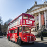 Take afternoon tea on board a double-decker bus.