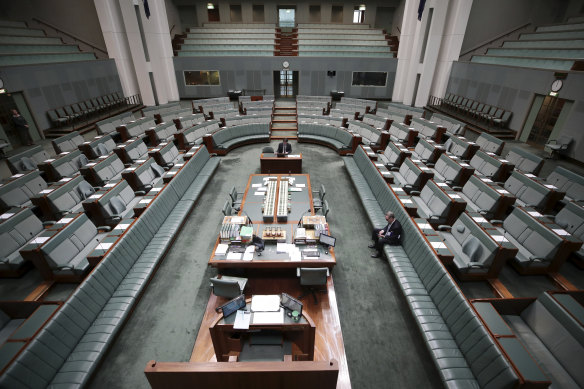 The House of Representatives, Canberra.