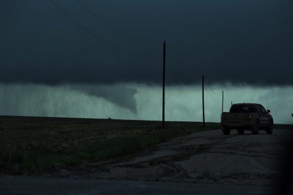 A tornado developing in eastern Colorado on Sunday.