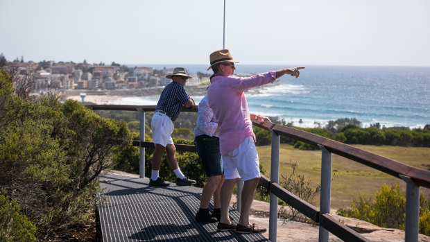 Fresh outlook: The new bush trail along Malabar Headland National Park is now open to the public.