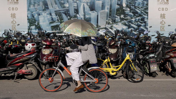 A shopkeeper was blacklisted for leaving bicycles on the footpath, blocking pedestrian traffic.