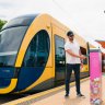 Stage three of the Gold Coast light rail has suffered a budget blow out an d construction delays. 