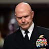 Admiral Frank Bradley attends a Senate committee hearing in July.