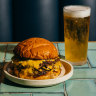 Rocker’s beer and burger deal.