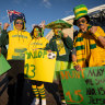 Matildas fans flock to watch Australia and England game