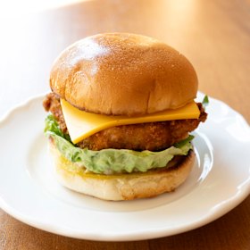 The fish burger.
