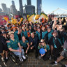 ‘So ocker, so good’: Brisbane 2032 marks eight years to go with chant push