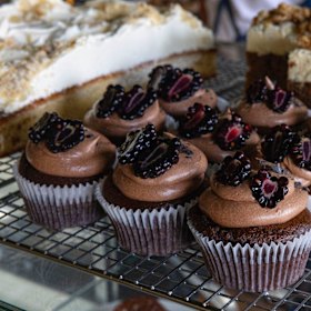 Baked goods at Superfreak.
