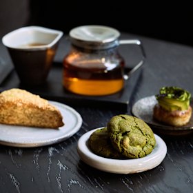 Pastries are flavoured with matcha and calamansi.
