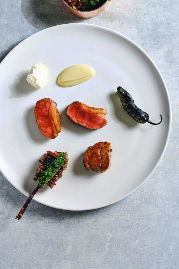 One of the modern Australian dishes on the menu. 