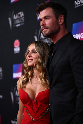 Purely Byron co-founder Elsa Pataky and husband Chris  Hemsworth.