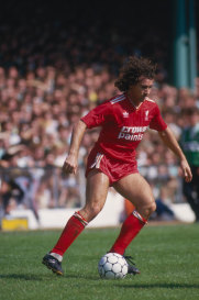 Craig Johnston in action for Liverpool in 1987.