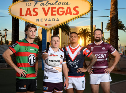 The NRL kicks off the season with a double-header in Las Vegas in March.