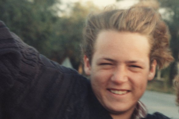 Kari Gislason in Corfu in 1990.