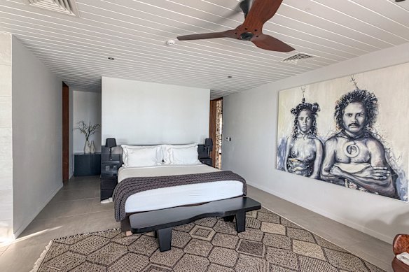 Obras de arte nas novas residências.