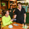 Michele Curtis, owner of cafe Frankie’s Top Shop.
Cafes and restaurants adding card surcharges onto cost. Frankies does not do this and absorbs the cost.