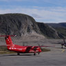 International flights currently have to land at Kangerlussuaq (pictured), a former US military base.