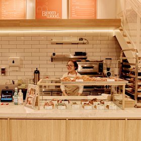 Inside the CBD bakery.