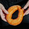 Chicken salt and thyme doughnut.