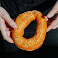 Chicken salt and thyme doughnut.
