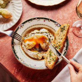 Cilbir, eggs served with yoghurt and chilli, are a breakfast highlight.