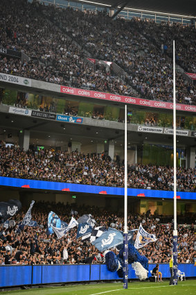 When Carlton succeed, the Bluebaggers come out in force.