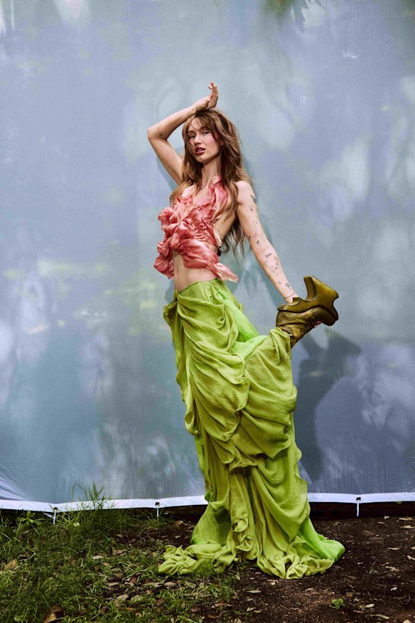 Peach PRC is enjoying watching her garden grow.