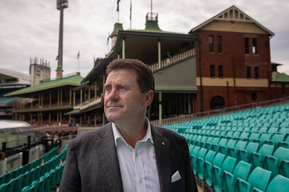 Walking: Mark Taylor has resigned   from the Cricket Australia board.