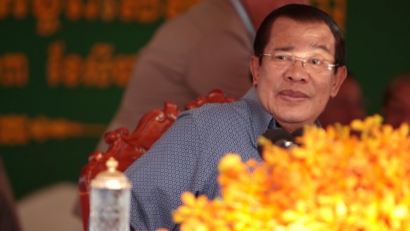 A recent convert to social media: Cambodia's Prime Minister Hun Sen